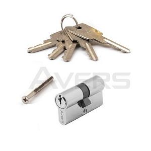 Цилиндровый механизм Avers ZC-60-CR (хром) ключ/ключ; ?>