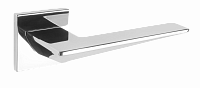Дверная ручка RENZ DH 320-03 slim Кроне CP (хром блестящий)