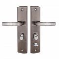 Дверная ручка на планке Master Lock Стандарт+ усиленная (не автомат) ML-100 левая