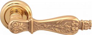 Дверная ручка Melodia мод. Siracusa 465V на розетке 50V (полированная латунь); ?>