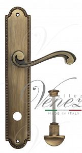 Дверная ручка на планке Venezia Vivaldi WC сантехническая PL98 (мат. бронза); ?>