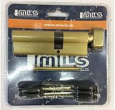 Цилиндровый механизм Master Lock 100мм (65х35Т) ключ/вертушка (золото)