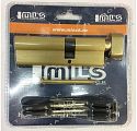 Цилиндровый механизм Master Lock 100мм (65х35Т) ключ/вертушка (золото)