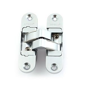 Петля скрытой установки Apecs DH-1130-95*23*5-3D-Z-CRM-R (матовый хром) правая до 40кг; ?>