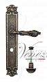 Дверная ручка на планке Venezia Monte Cristo WC сантехническая PL97 (ант. бронза)