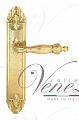 Дверная ручка на планке Venezia Olimpo PASS проходная PL90 (полир. латунь)