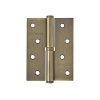 Петля разъёмная НОРА-М 750-4" (100*75*2,5) без колп. (старая бронза) левая