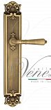 Дверная ручка на планке Venezia Vignole PASS проходная PL97 (мат. бронза)
