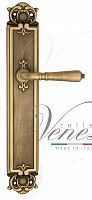 Дверная ручка на планке Venezia Vignole PASS проходная PL97 (мат. бронза)