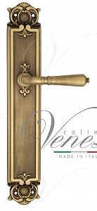 Дверная ручка на планке Venezia Vignole PASS проходная PL97 (мат. бронза); ?>