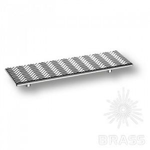Мебельная ручка BRASS 1204 160MP02 (Глянцевый хром); ?>