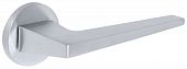 Дверная ручка Extreza Hi-Tech Slim ALIOT 129 R16 круглое основание F05 (матовый хром)