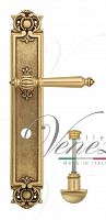 Дверная ручка на планке Venezia Pellestrina WC сантехническая PL97 (франц. золото)