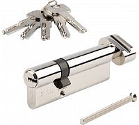 Цилиндровый механизм Apecs SM-90(30/60C)-C-NI (никель) ключ/вертушка
