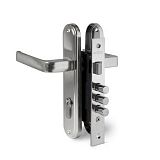 Замок врезной Apecs 1026/60-CR (хром)