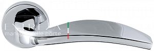 Ручка дверная Extreza Hi-Tech TORI 101 R12 круглое основание F04 (полированный хром); ?>