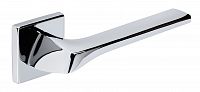 Дверная ручка Extreza Hi-Tech Slim ERICA 119 R11 квадратное основание 7 мм. F04 (полированный хром)