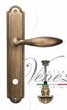 Дверная ручка на планке Venezia Maggiore WC-4 сантехническая PL98 (мат. бронза)