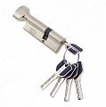 Цилиндровый механизм MSM CW80мм (45сx35) ключ/вертушка перфо. SN (Матовый никель)