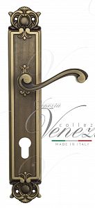 Дверная ручка на планке Venezia Vivaldi CYL под цилиндр PL97 (мат. бронза); ?>