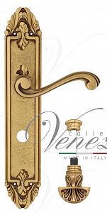 Дверная ручка на планке Venezia Vivaldi WC-4 сантехническая PL90 (франц. золото); ?>