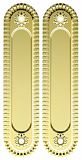 Ручка для раздвижных дверей Armadillo SH010/CL GOLD-24 (золото 24К) без механизма