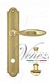 Дверная ручка на планке Venezia Maggiore WC сантехническая PL98 (полир. латунь)