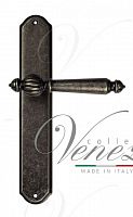Дверная ручка на планке Venezia Pellestrina PASS проходная PL02 (античная бронза)