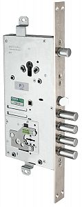 Врезной замок Mottura 54.J939M-S MyKey (левый) ключ 60 мм; ?>