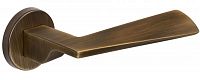 Дверная ручка Extreza Hi-Tech Slim DIA 118 R12 круглое основание 7 мм. F03 (матовая бронза)