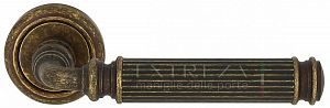 Дверная ручка Extreza BENITO (Бенито) 307 на розетке R01 античная бронза F23; ?>