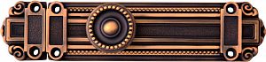 Шпингалет дверной латунный Corona 162мм (матовая бронза); ?>