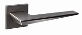 Дверная ручка RENZ DH 320-03 slim Кроне MBN (матовый черный никель)