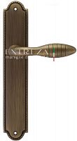 Дверная ручка на планке Extreza Mirel 316 PASS проходная PL03 (матовая бронза) F03