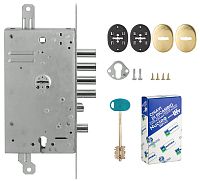 Врезной замок Mottura 54.Y787-S MyKey (левый) ключ 60 мм
