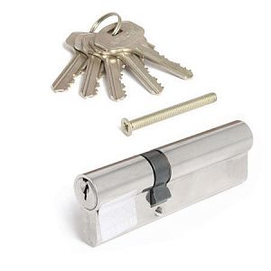 Цилиндровый механизм Apecs SC-90(30/60)-NI (никель) ключ/ключ; ?>