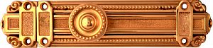 Шпингалет дверной латунный Corona 162мм (полированная латунь); ?>