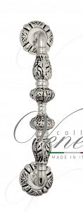 Дверная ручка скоба Venezia Lucrecia D5 (натур. серебро + чернение) 1 шт.; ?>