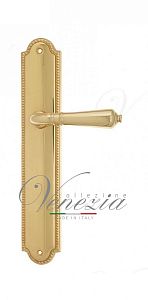 Дверная ручка на планке Venezia Vignole PASS проходная PL98 (полир. латунь); ?>