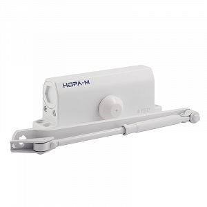 Дверной доводчик НОРА-M 450 ISPARUS 120-160кг (белый); ?>