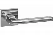 Дверная ручка Puerto AL 514-03 Савоярди slim SN/NP (никель матовый/никель блестящий)