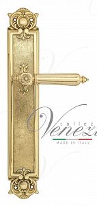 Дверная ручка на планке Venezia Castello PASS проходная PL97 (полир. латунь); ?>