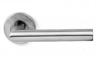 Ручка дверная Apecs H-0204-INOX (нержавеющая сталь)