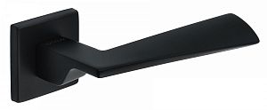 Дверная ручка Extreza Hi-Tech Slim DIA 118 R11 квадратное основание 7 мм. F22 (черный матовый); ?>