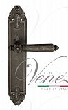 Дверная ручка на планке Venezia Castello PASS проходная PL90 (ант. серебро)
