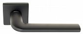 Дверная ручка Fratelli Cattini мод. LINEA 8FS-NM (матовый черный) квадратное основание 5 мм (тонкое)