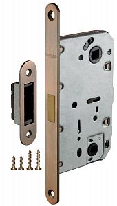 Врезной замок Fuaro M96WC-50 AC сантехнический (медь) с магнитной защелкой; ?>