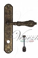 Дверная ручка на планке Venezia Monte Cristo WC сантехническая PL02 (ант. бронза)