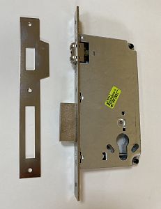 Врезной замок Cisa 5С621.50.0.12 (бэксет 50мм) с роликом (хром); ?>
