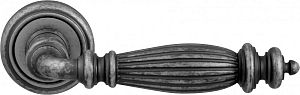 Дверная ручка Melodia мод. Siena Lines 404V на розетке 50V (античное серебро); ?>